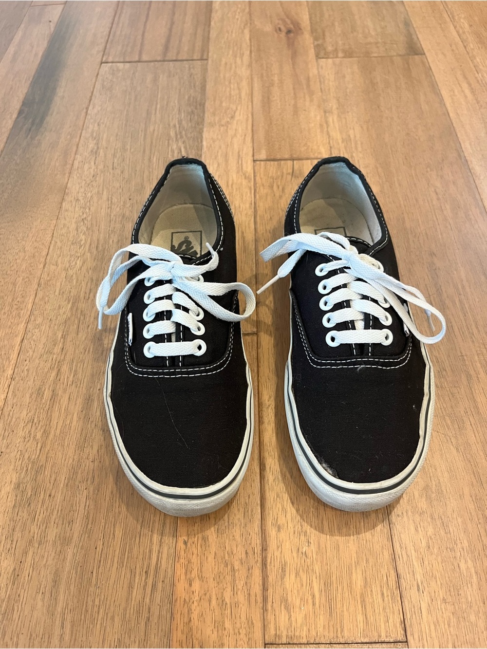 Classic Black Canvas Lace-Up Men's Vans